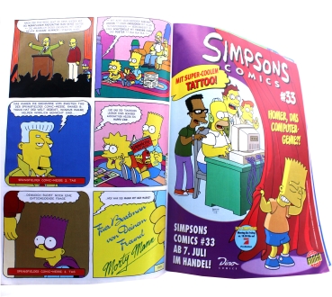 Simpsons Sommer Sonderheft Comic Nr. 1 von Dino Verlag